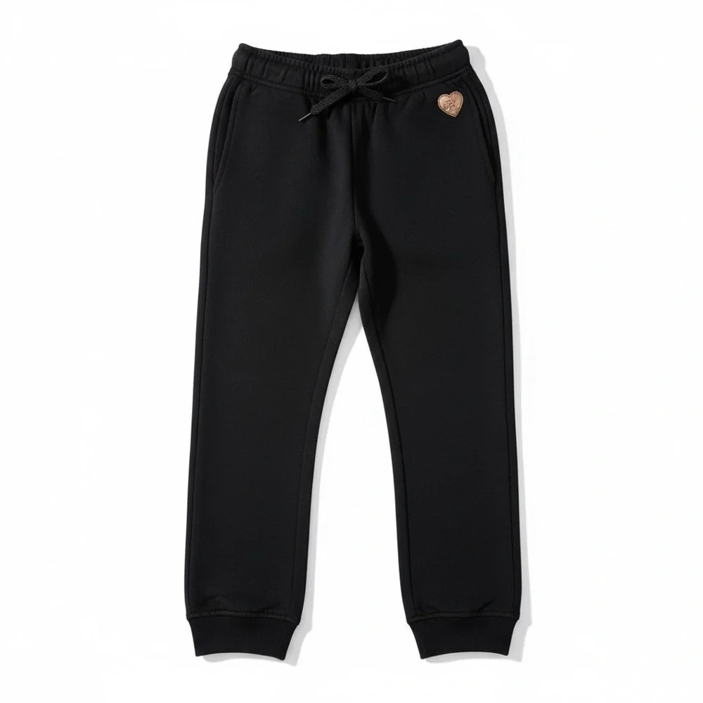 063 Body Glove Black and Leopard Kids Matching Set - Picture 3 of 7